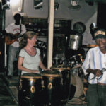 Jammin' with Ghanaian musicians in Accra, Ghana,  2009.